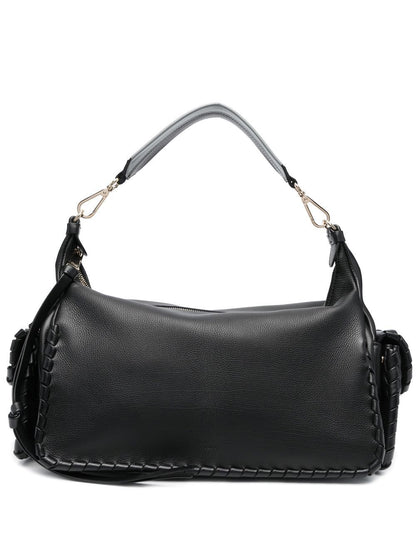 Nahir leather shoulder bag