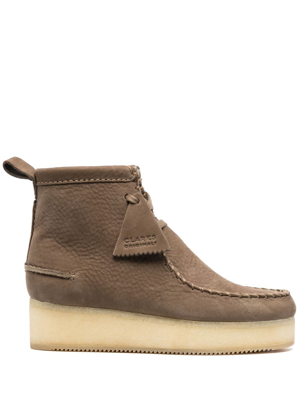 Wallabee craft suede ankle boots