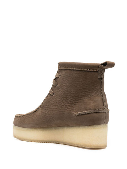 Wallabee craft suede ankle boots