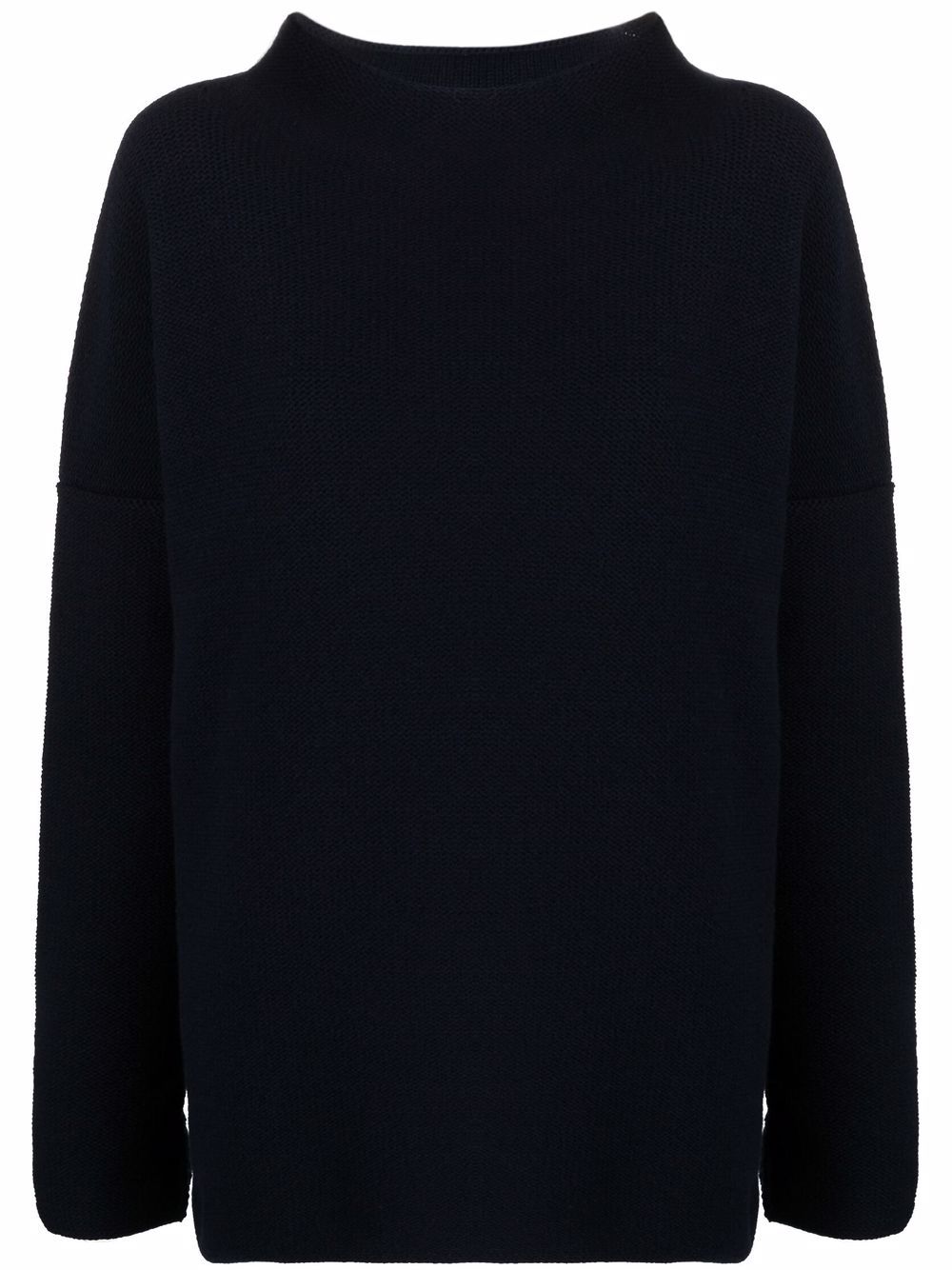 High neck wool sweater