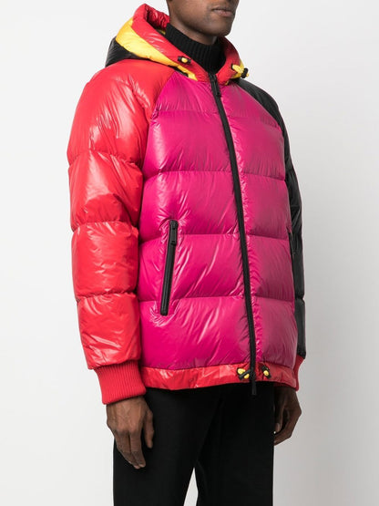 Hooded puffer down jacket