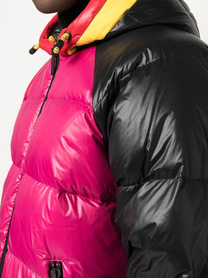 Hooded puffer down jacket