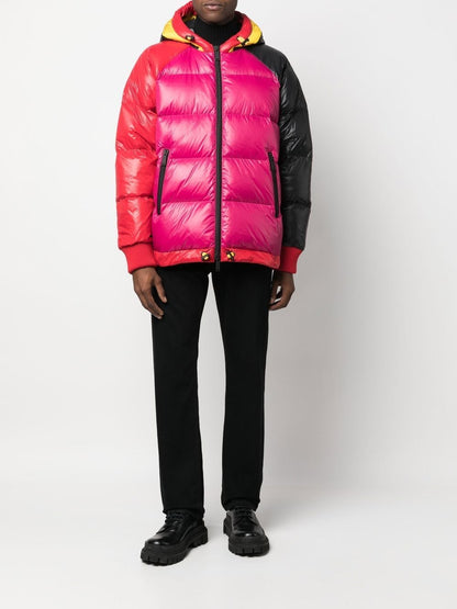 Hooded puffer down jacket