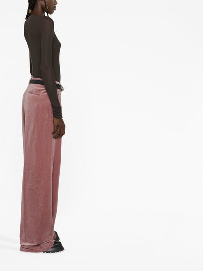 Wide leg trousers