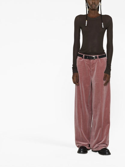 Wide leg trousers