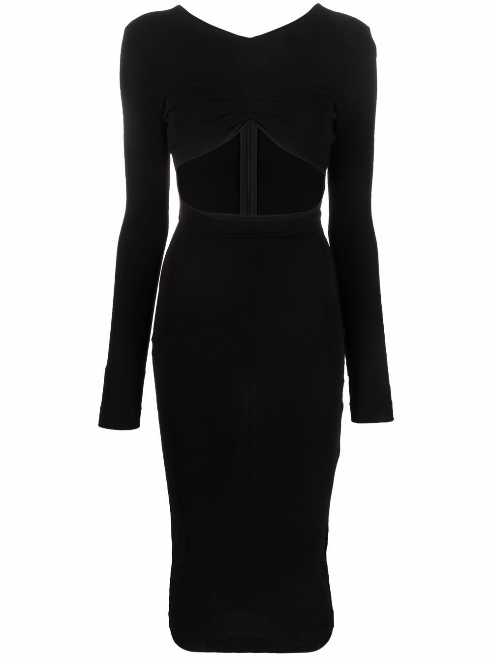 Cut-out midi dress