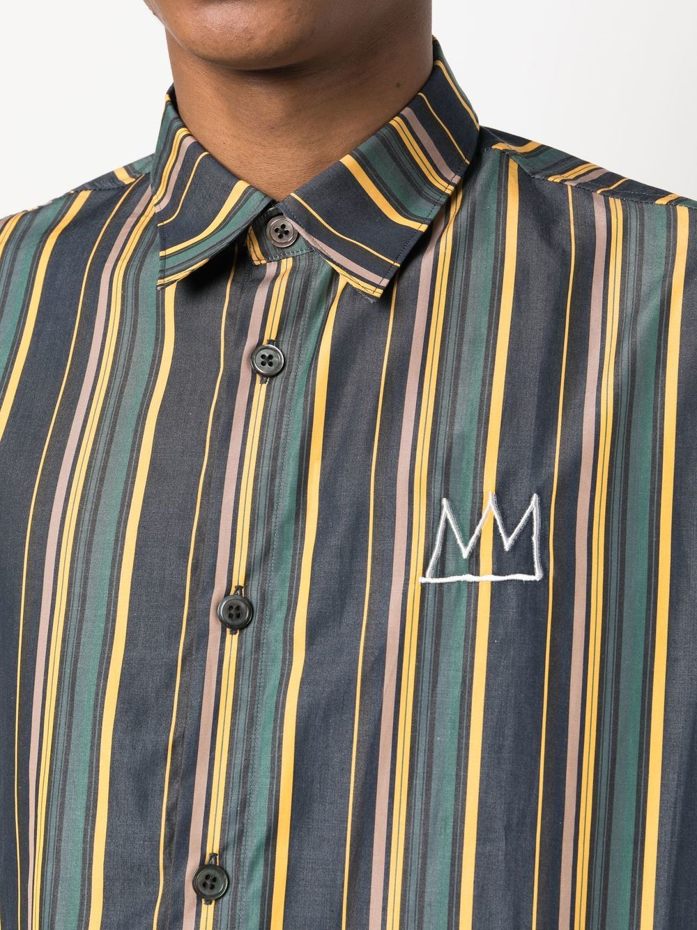 Organic cotton striped shirt