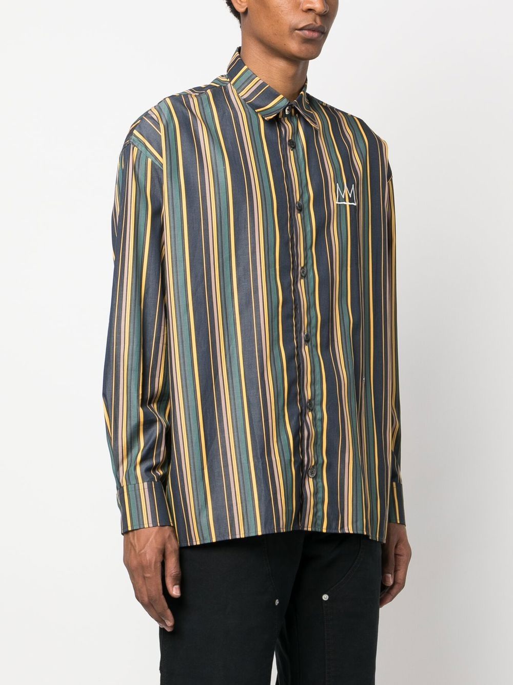 Organic cotton striped shirt