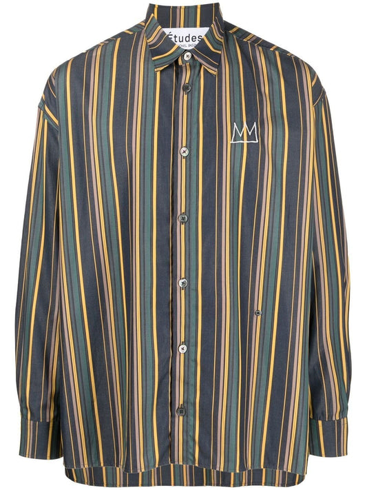 Organic cotton striped shirt