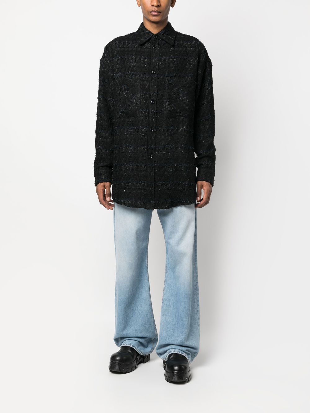 Overzied wool shirt