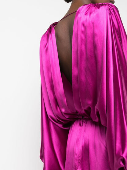 Satin long dress