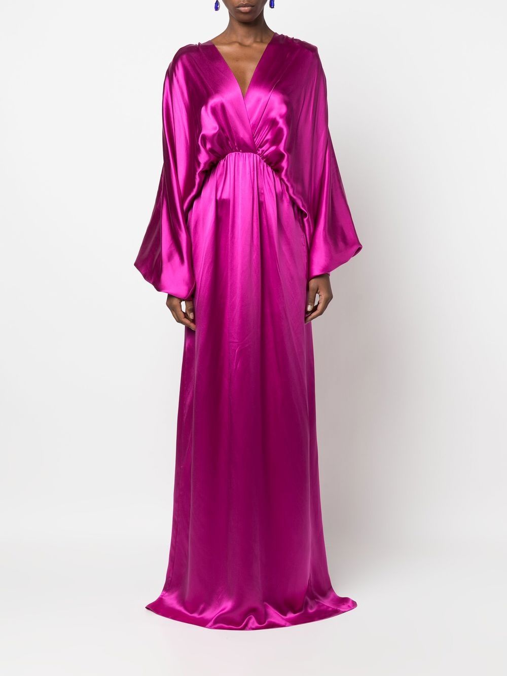 Satin long dress