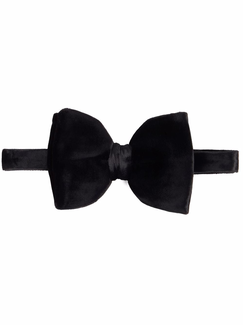 Viscose blend silk bow tie