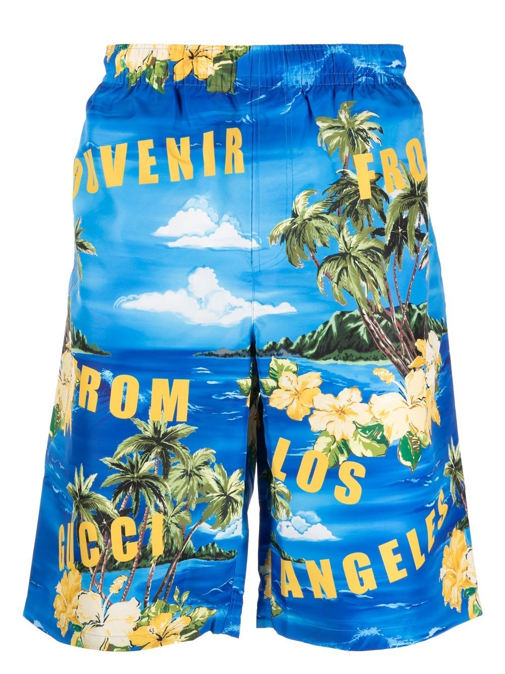 Printed swim shorts