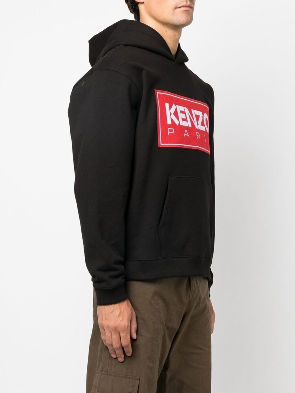 Logo cotton hoodie