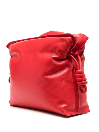 Flamenco leather clutch bag