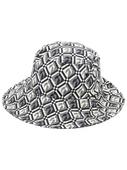 Moon print bucket hat