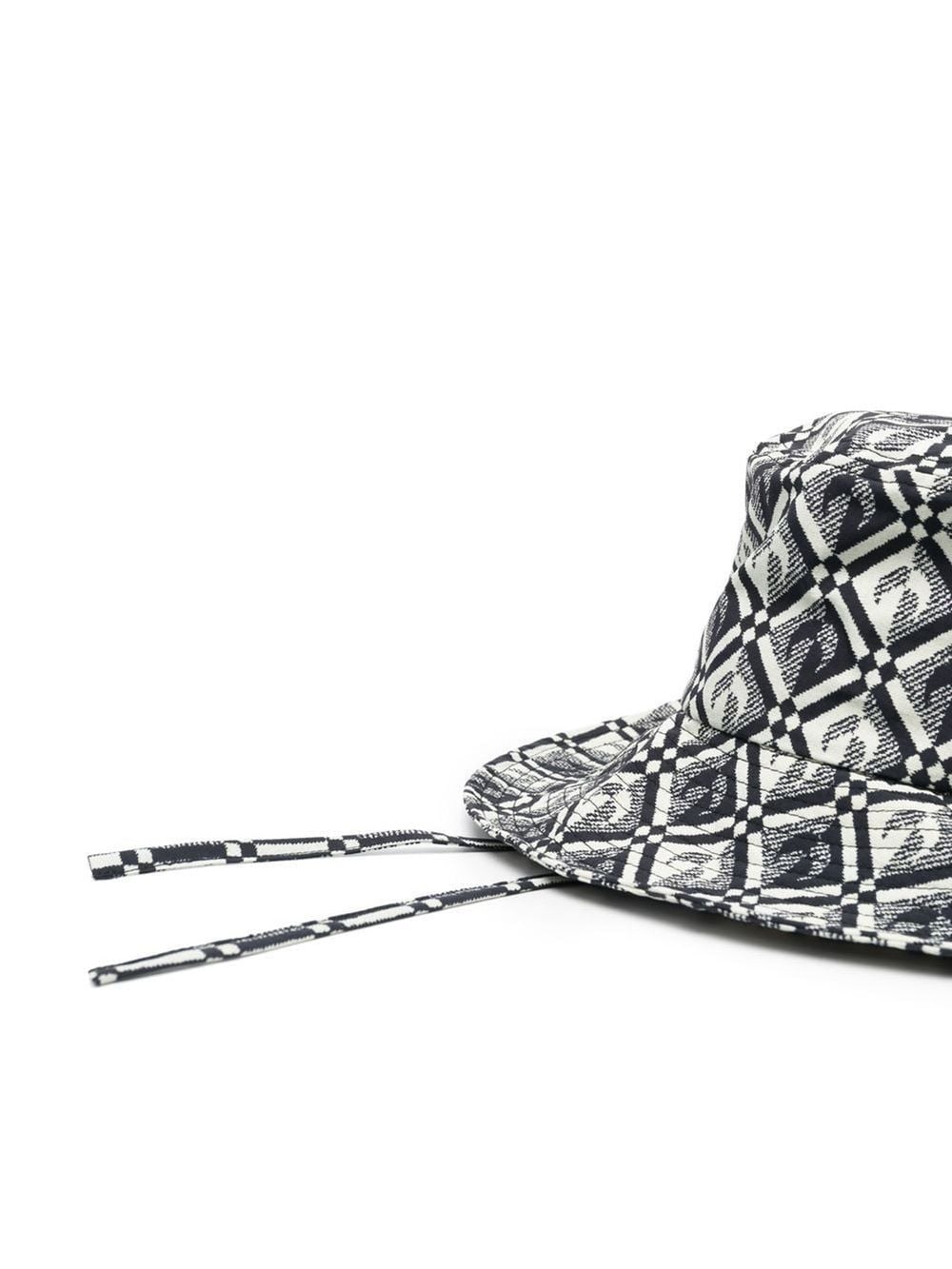 Moon print bucket hat