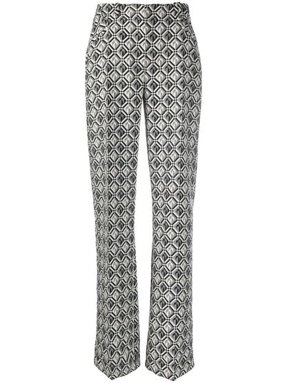 Moon jacquard tailored trousers