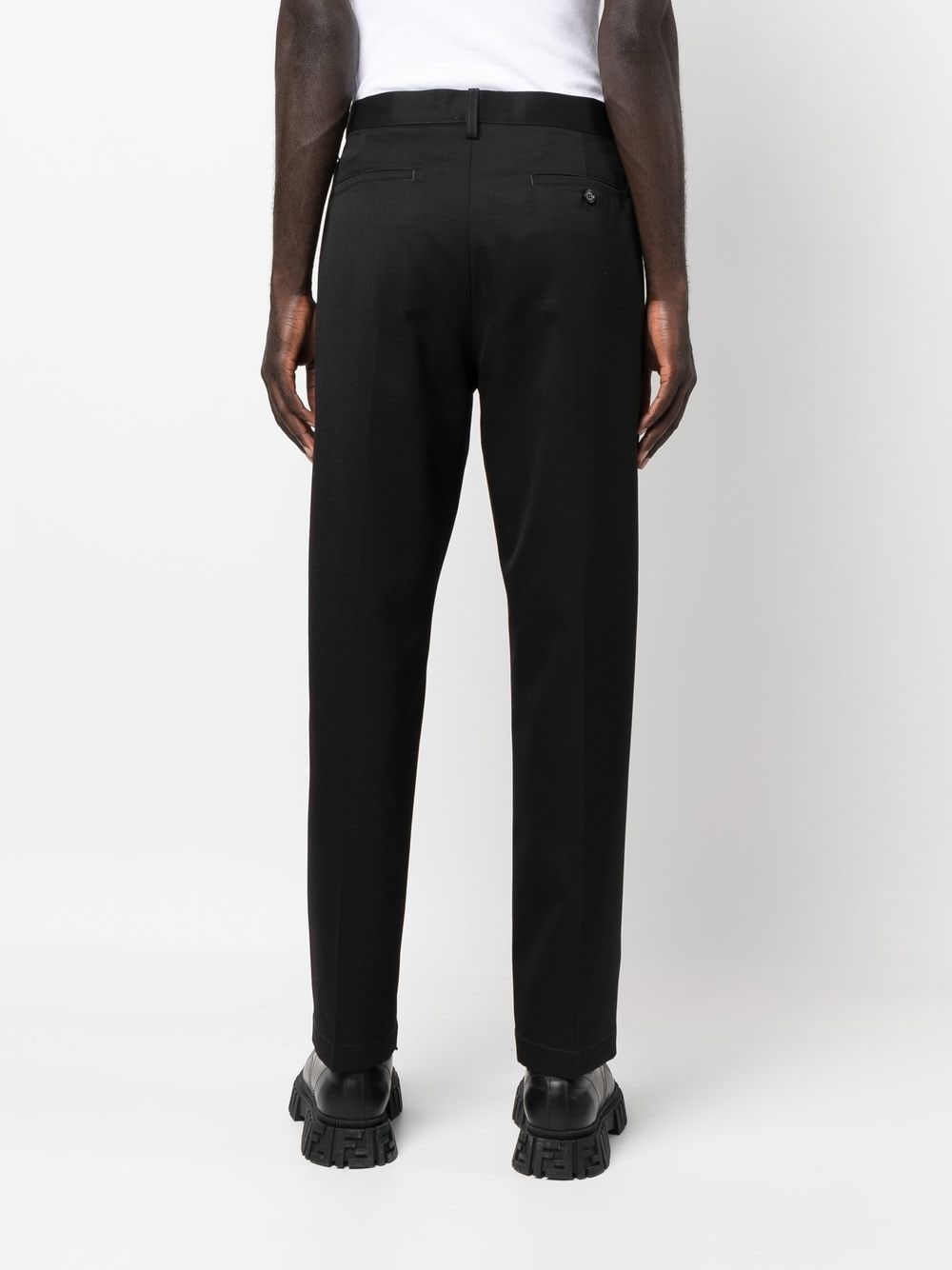 Wool chino trousers