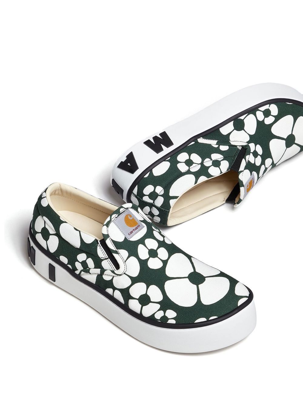 Floral print slip on