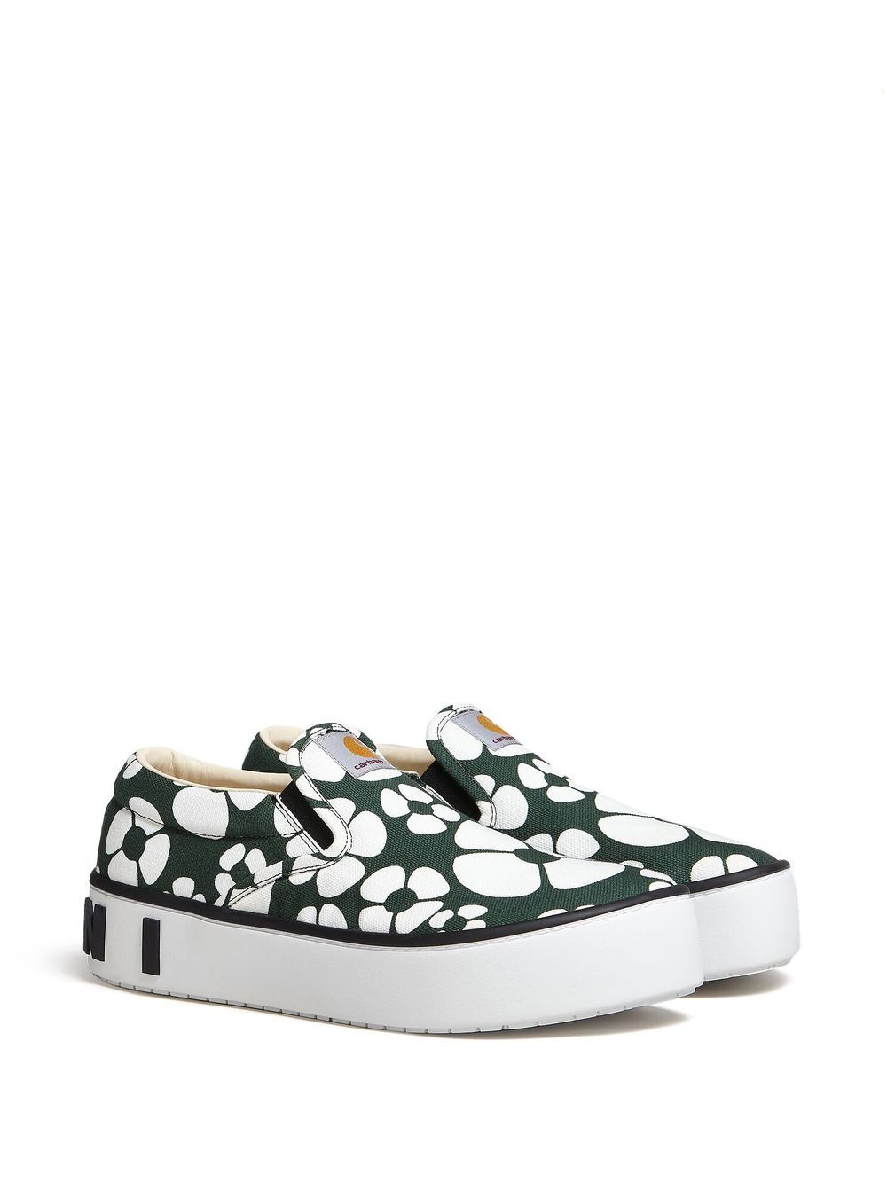 Floral print slip on