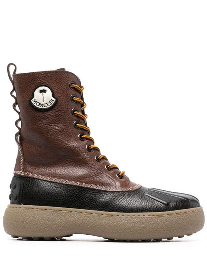 Winter gommino leather boots