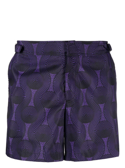 Printed swim shorts