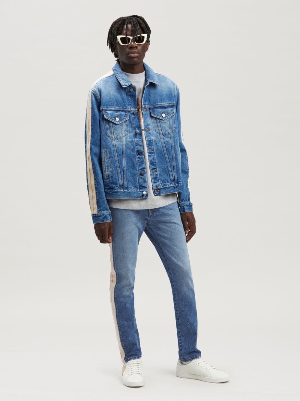 Track denim jeans