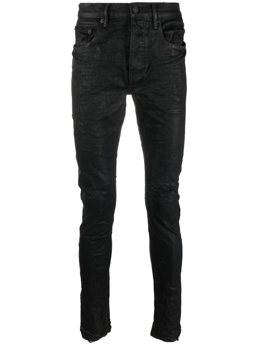 Heavy repair denim jeans