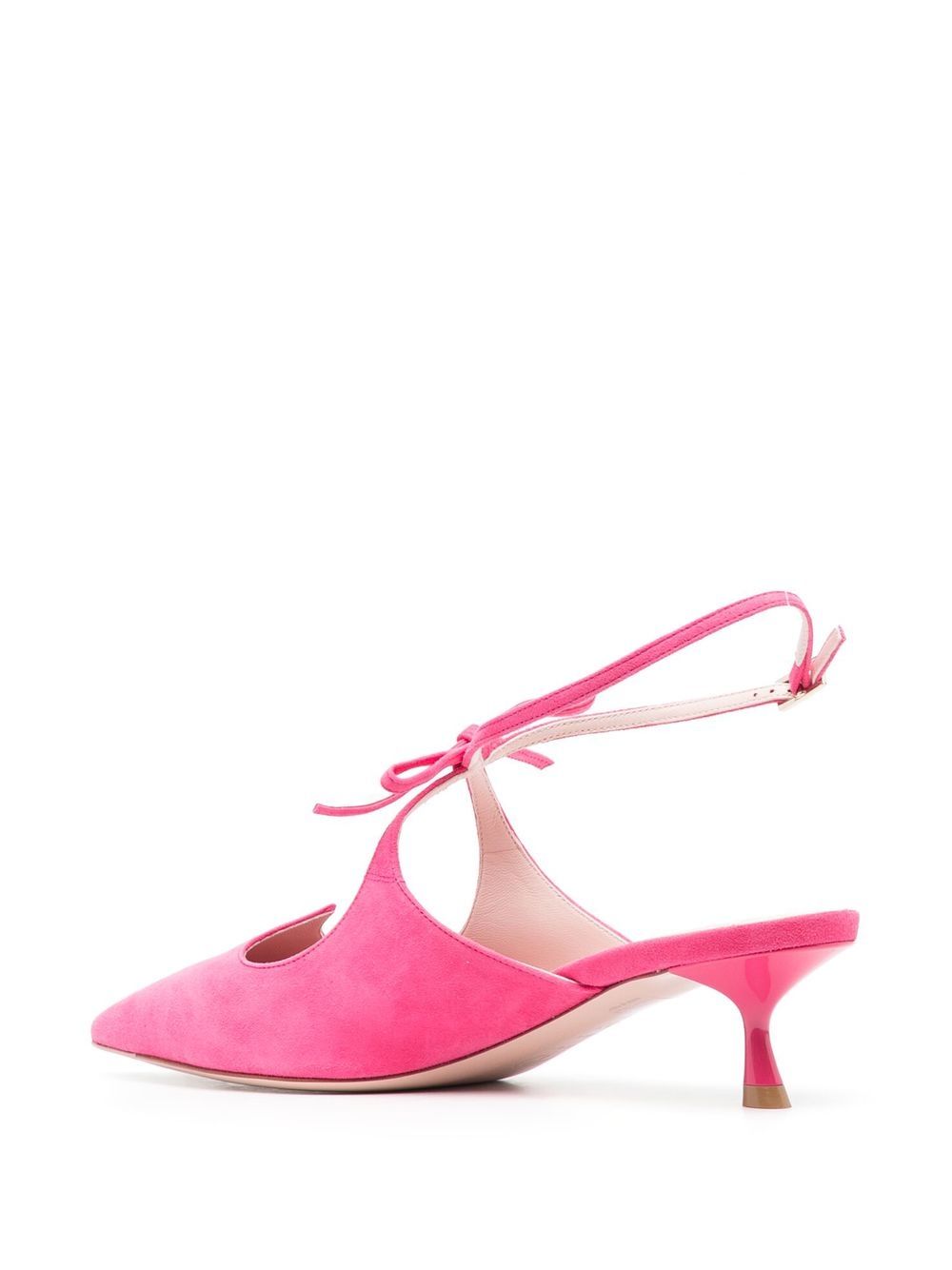 I love vivier leather slingback pumps