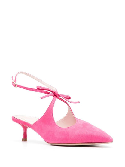 I love vivier leather slingback pumps