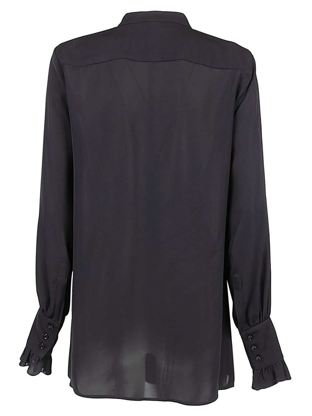 Long sleeve ruched shirt