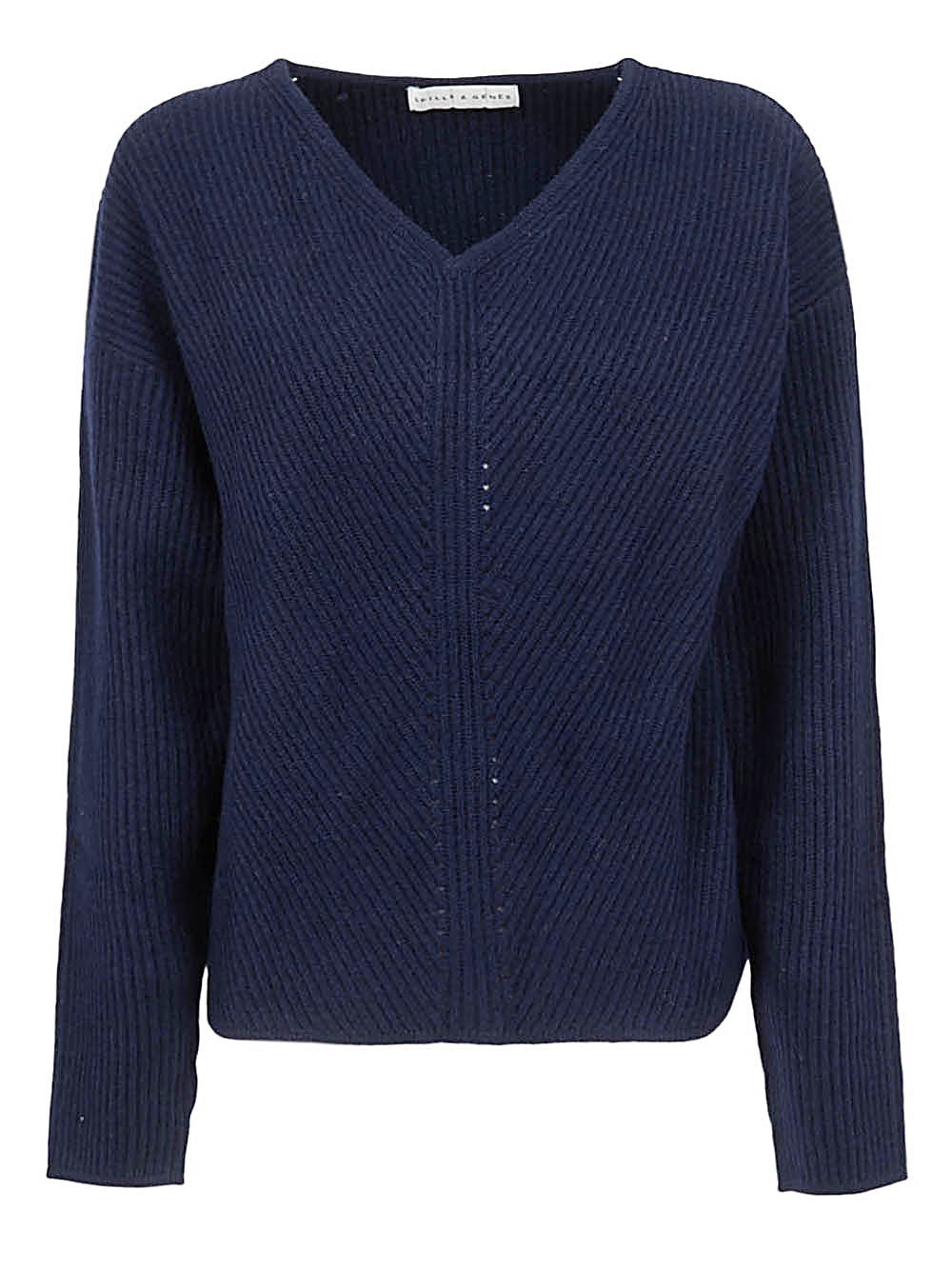 V-neck wool sweater