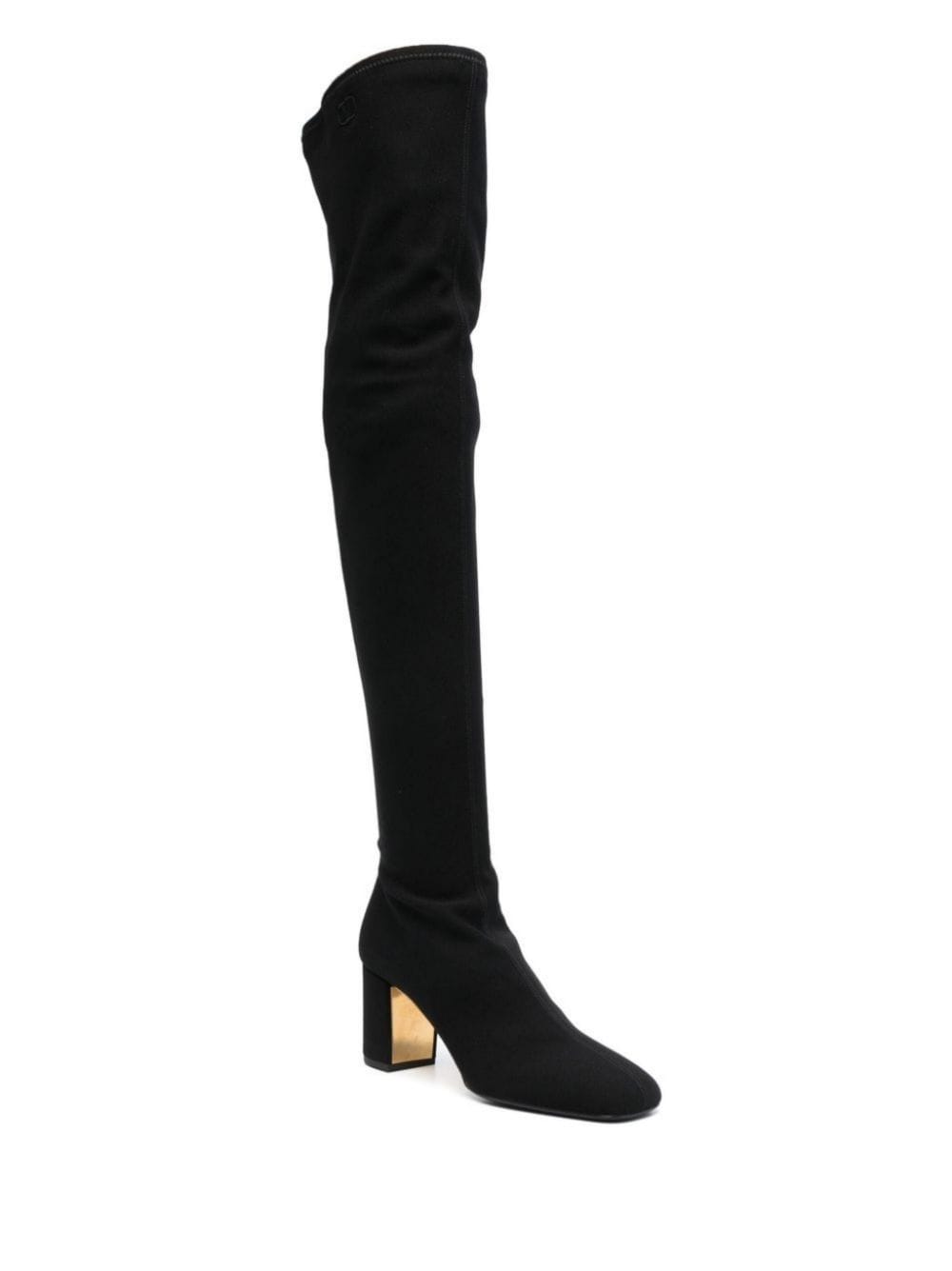 Golden walk over-the-knee boots