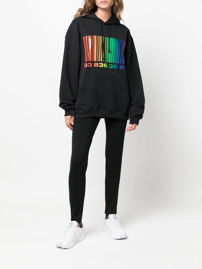 Cotton rainbow hoodie