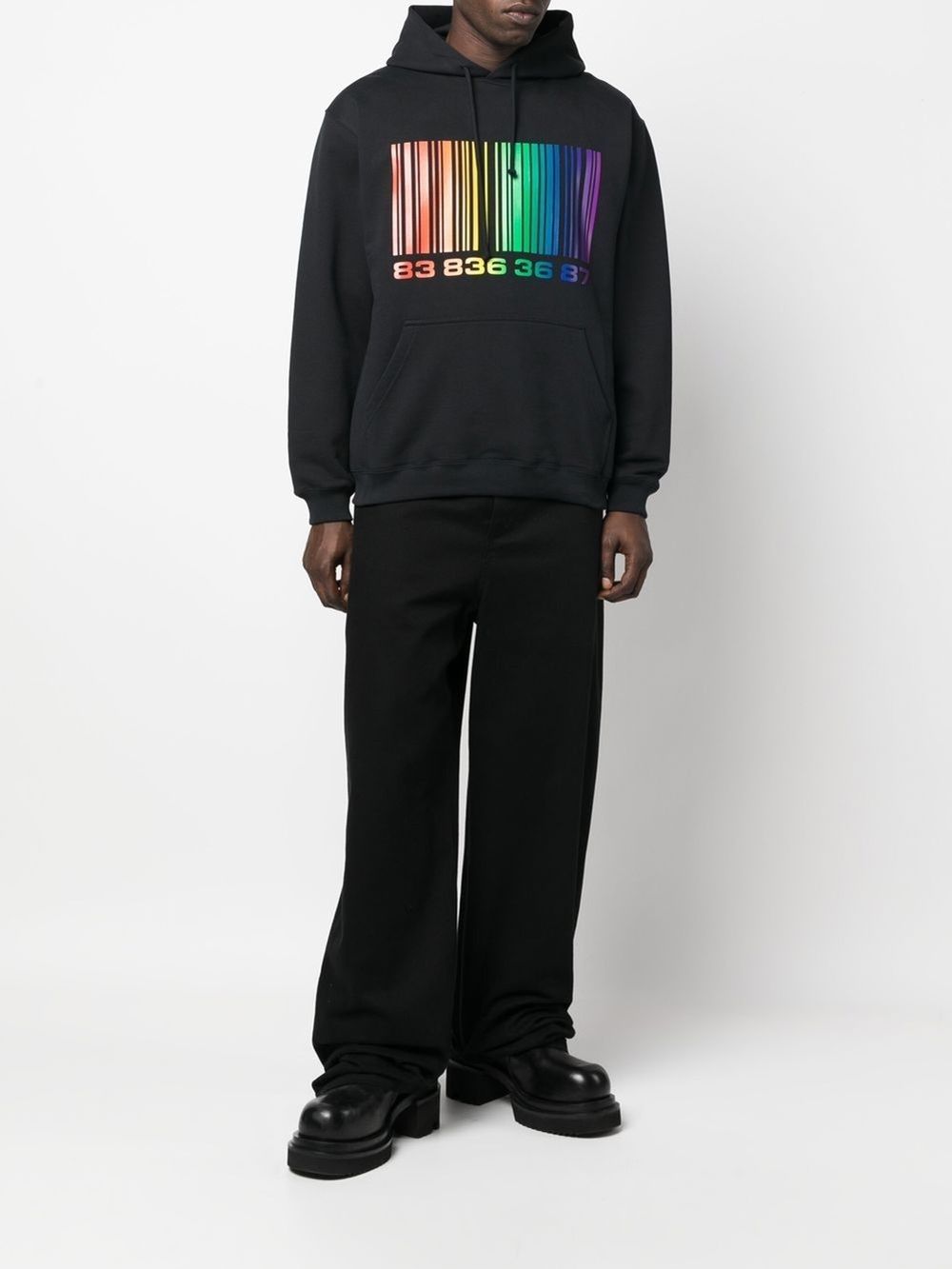 Cotton rainbow hoodie