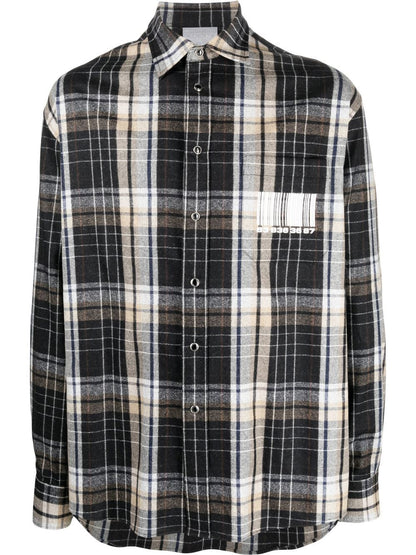 Checked flannel shirt