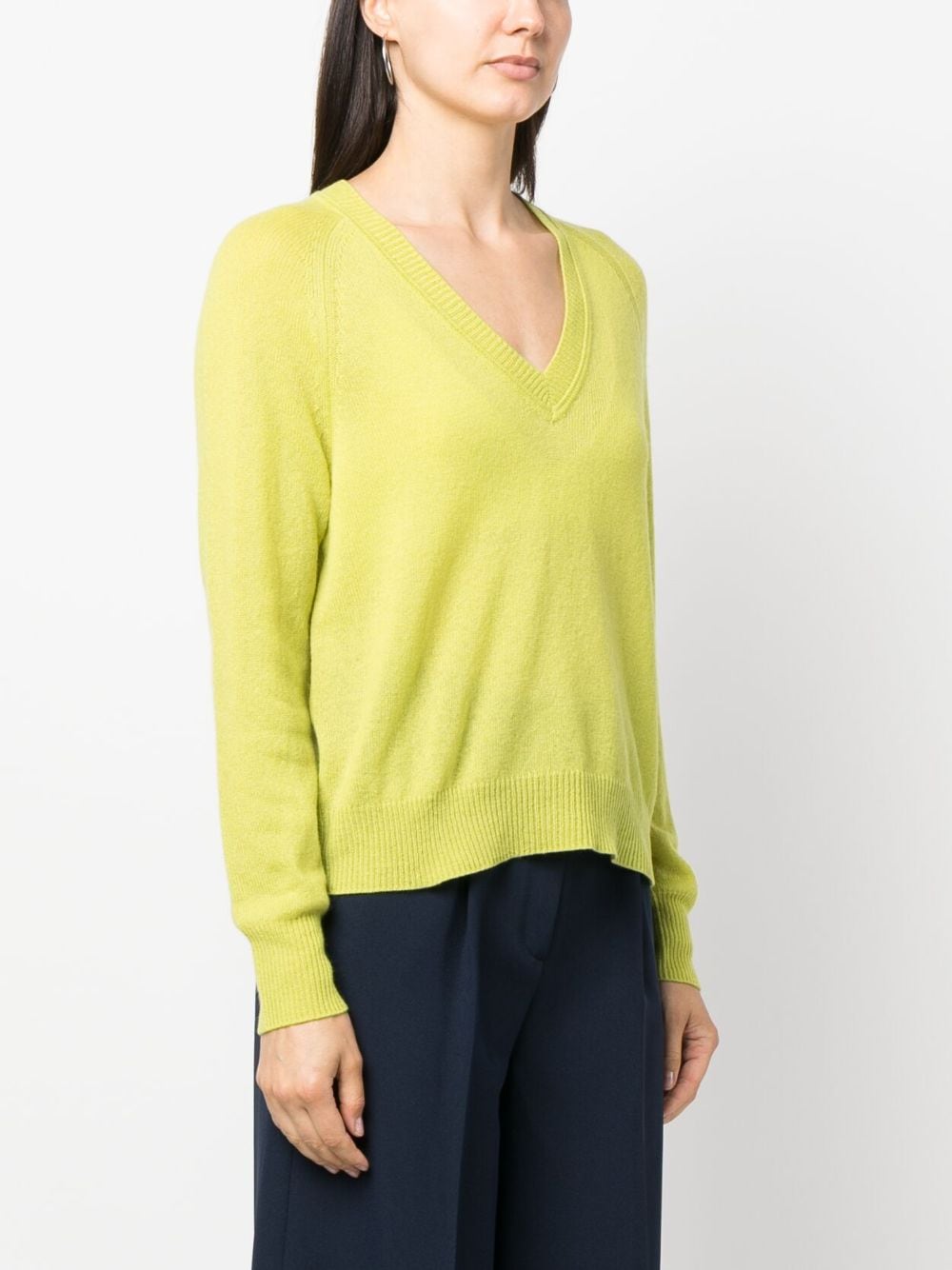 V-neck cashmere sweater