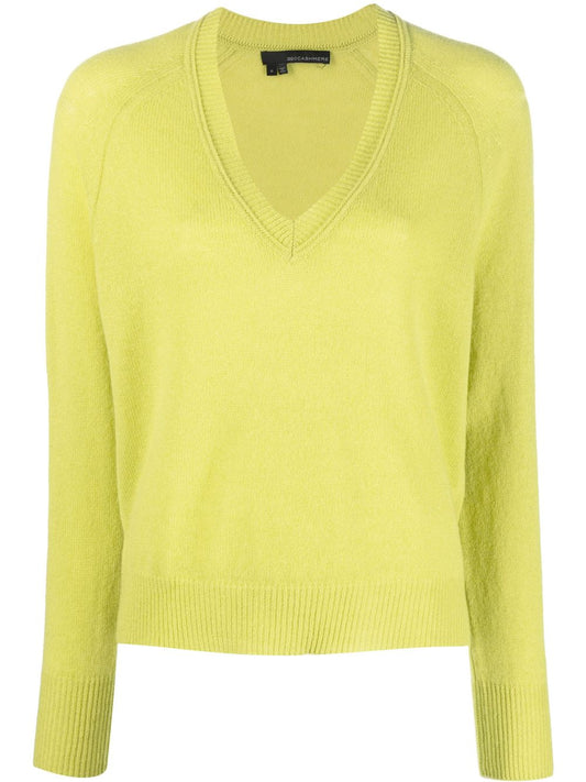 V-neck cashmere sweater