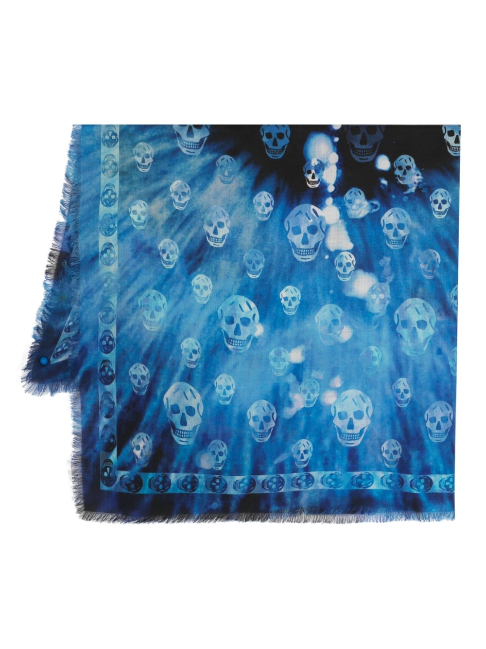 Skull wool scarf