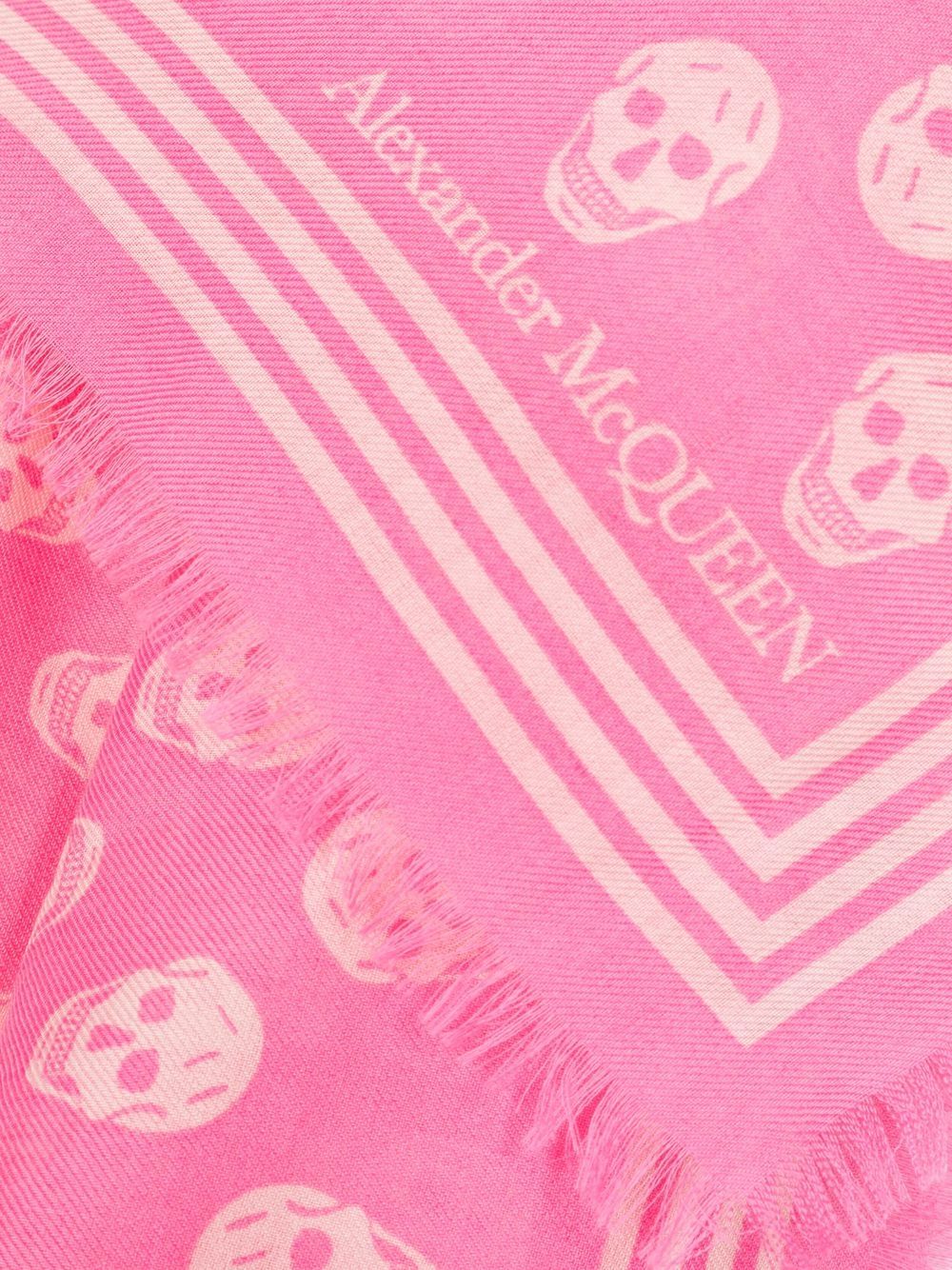 Biker skull wool scarf