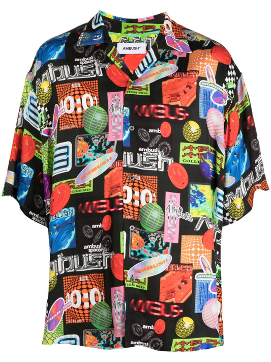 Cotton bowling shirt