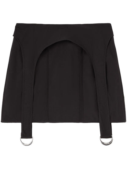 Corset mini skirt