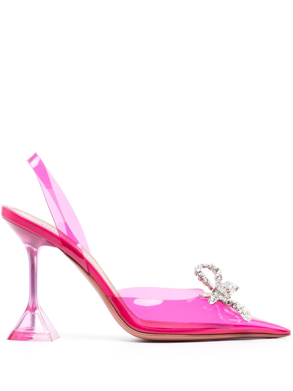 Rosie glass sling pumps