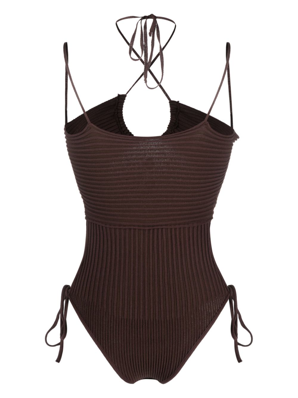 Cut-out knitted bodysuit