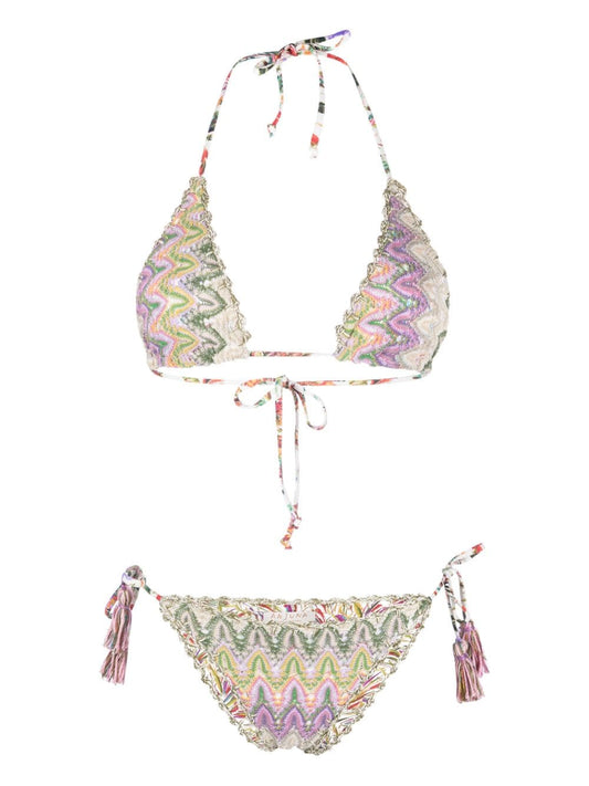 Melissa printed reversible bikini