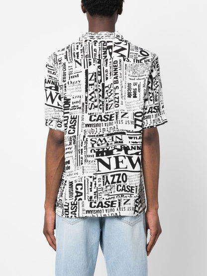 Printed short sleeves shirt