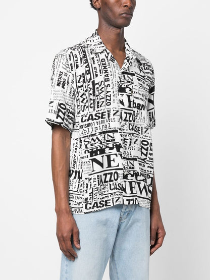 Printed short sleeves shirt