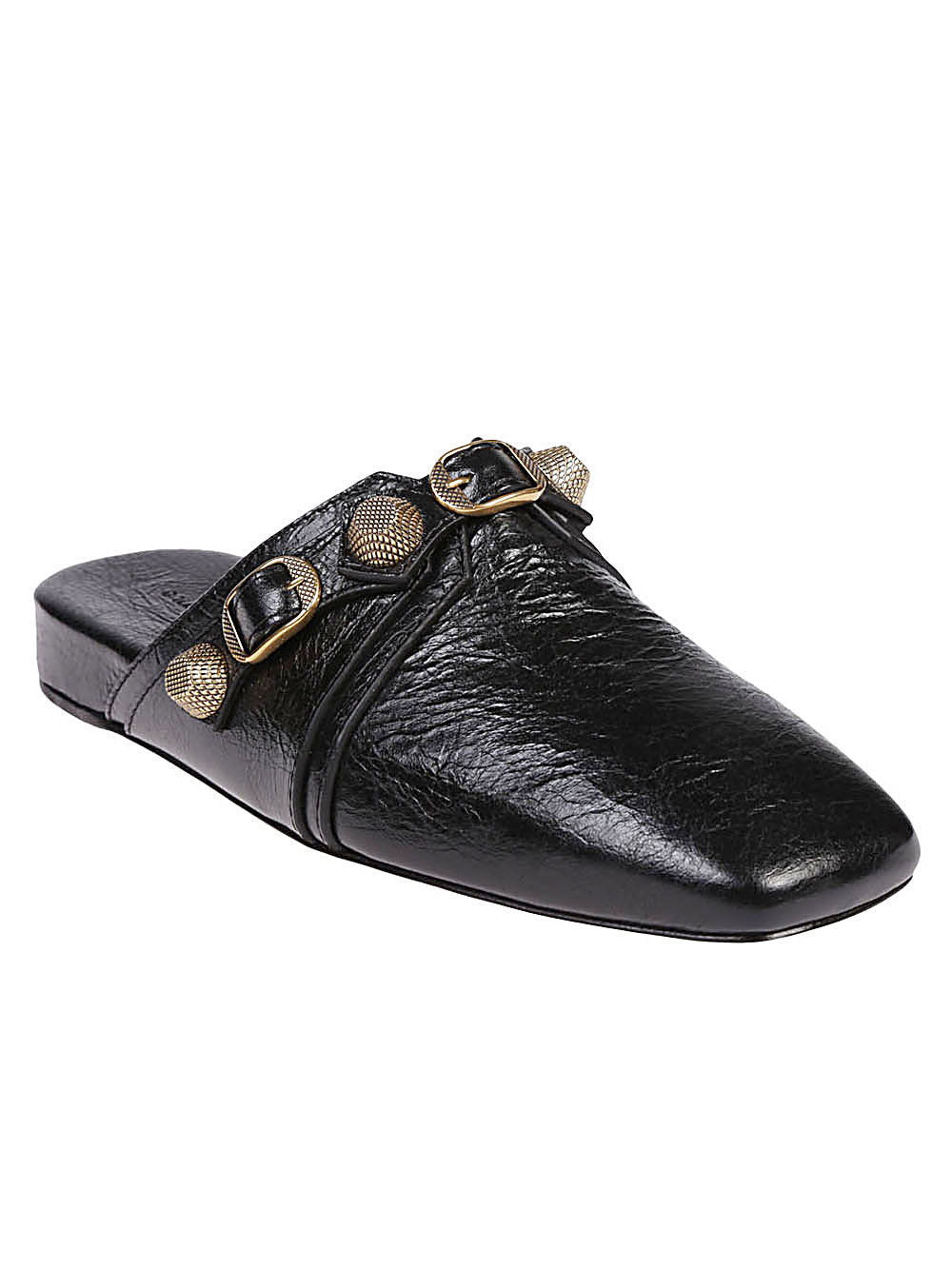 Cosy cagole leather slippers